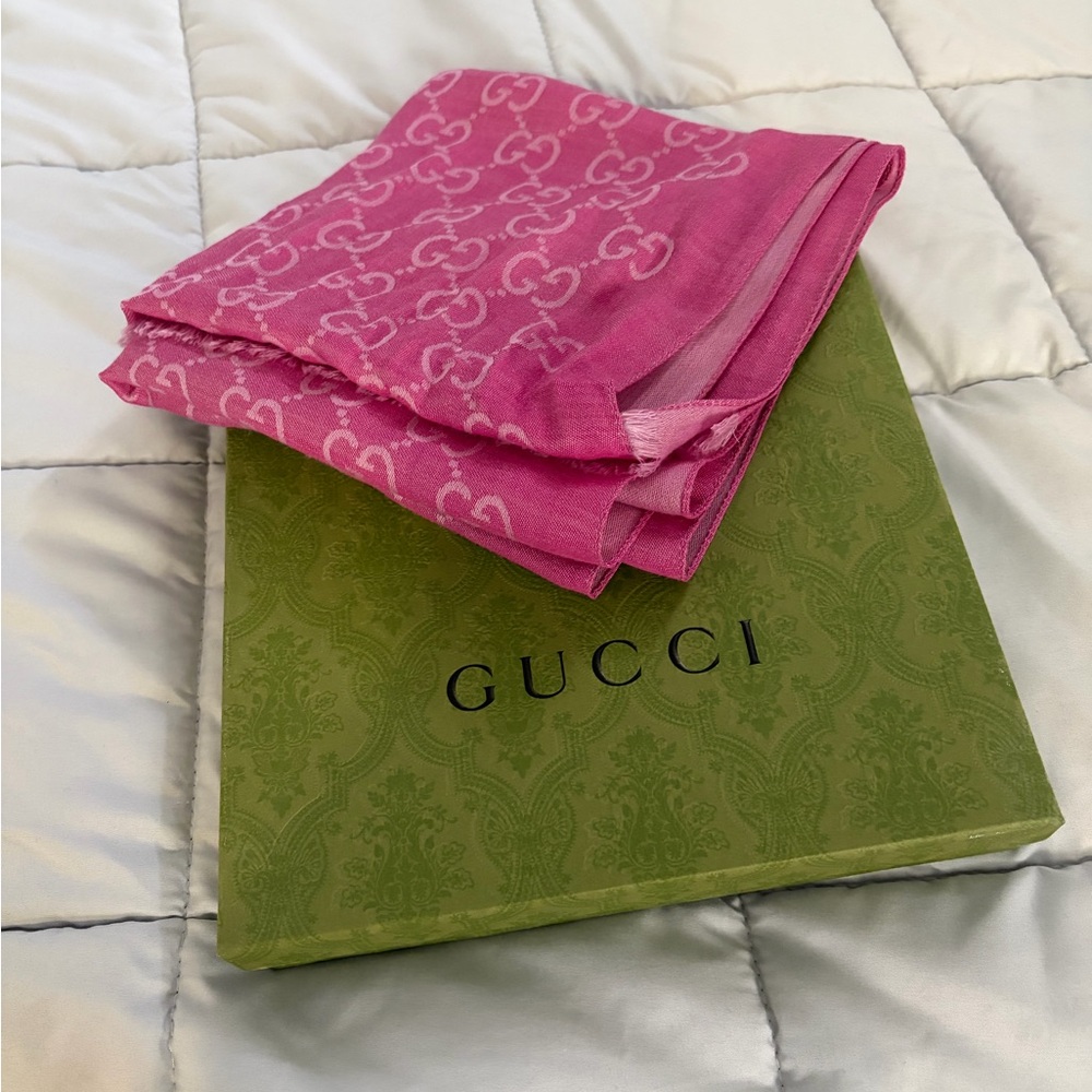 Gucci Pink Scarf